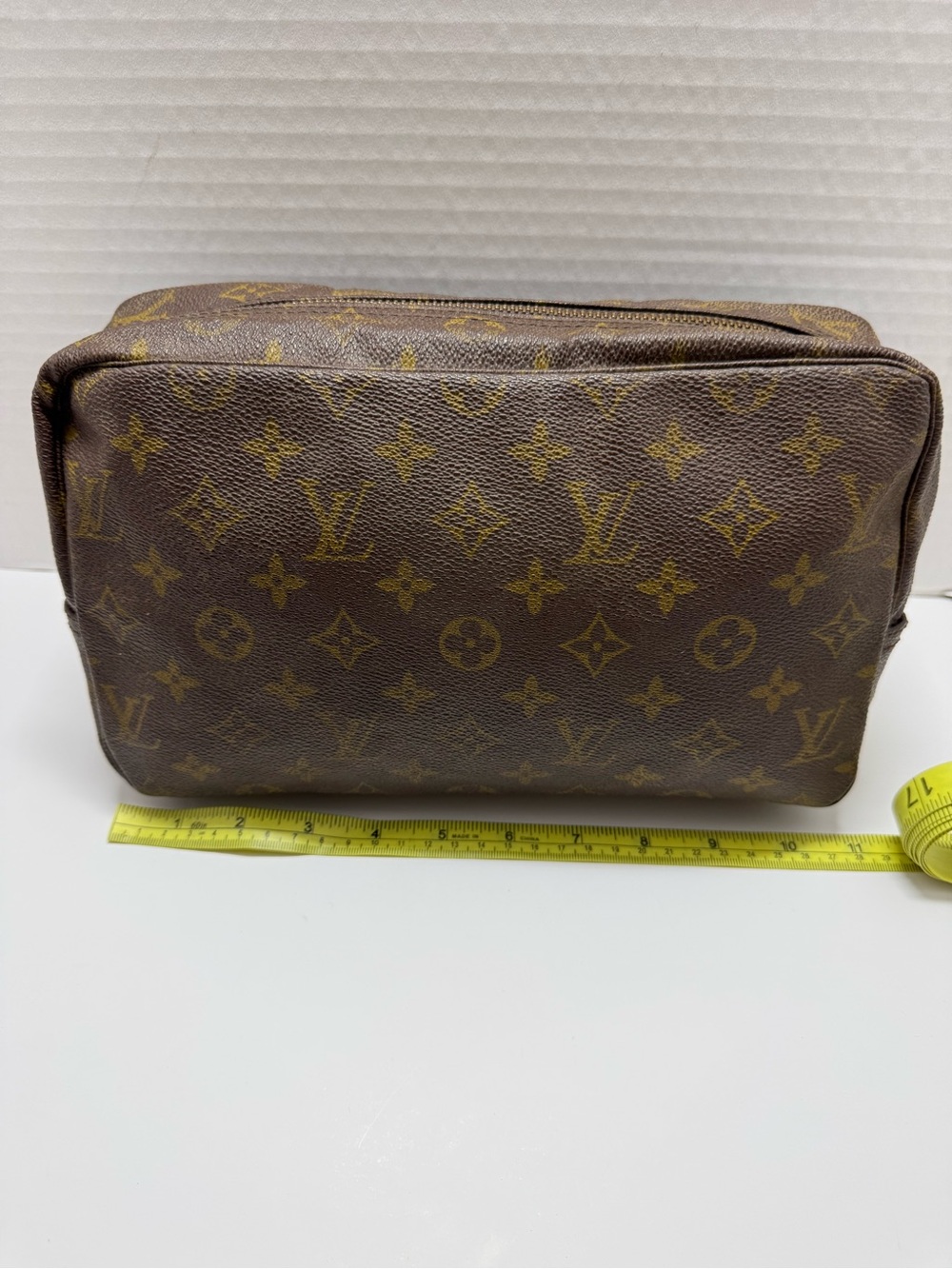 Louis Vuitton Brown Monogram Trousse 27cm